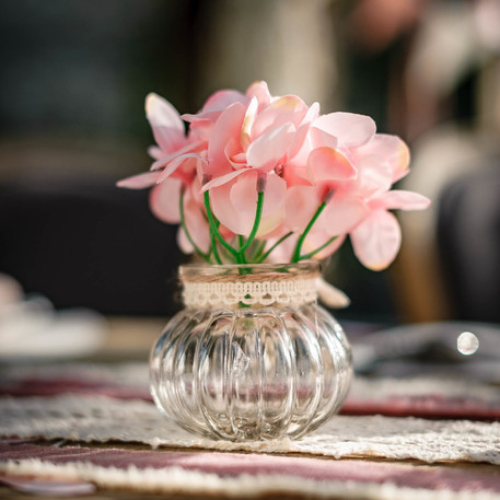 vase boheme dentelle mariage