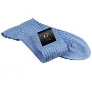 chaussettes homme bleu