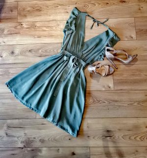 Robe longue kaki cheap mariage