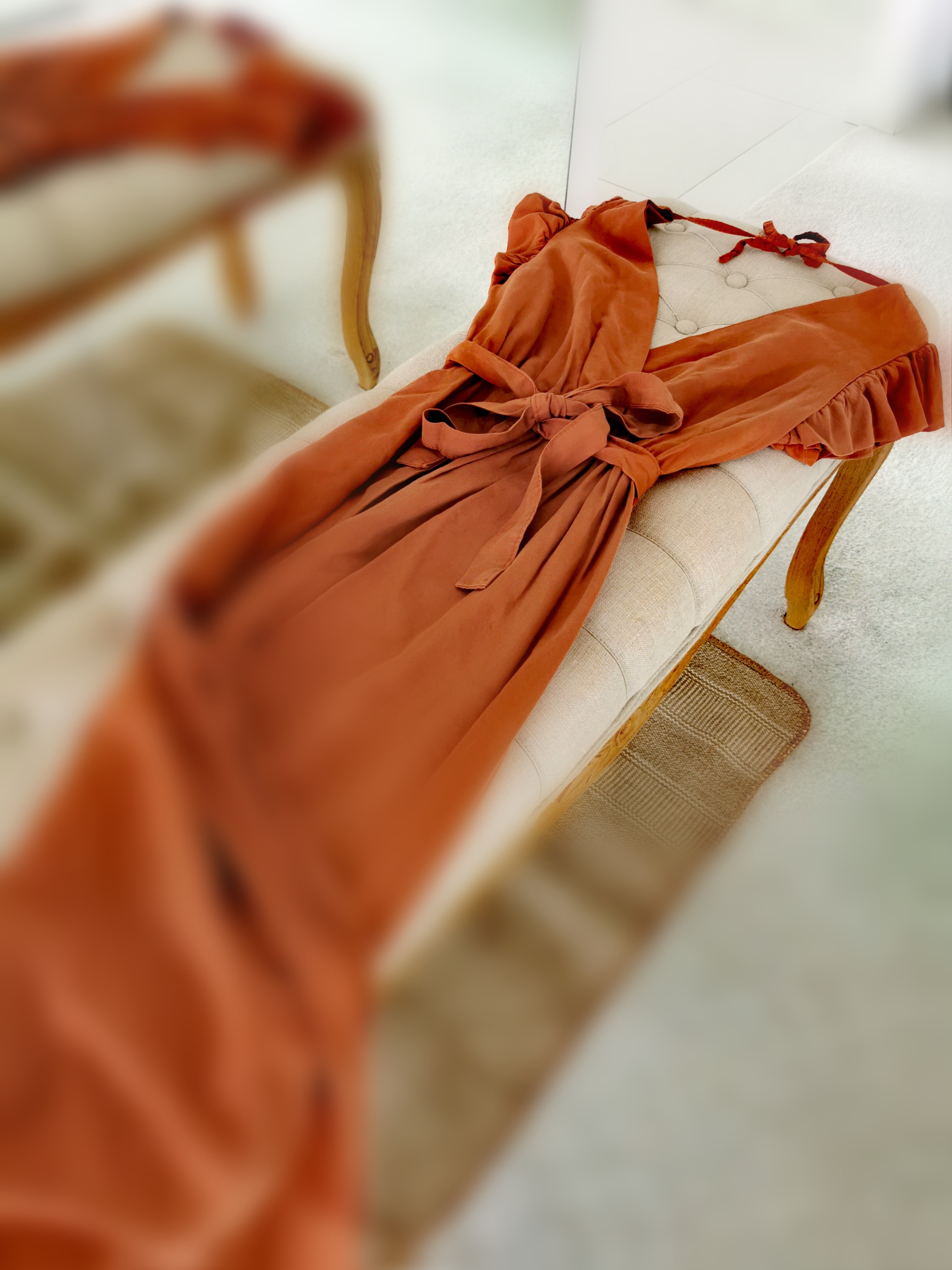 Robe Lola Longue Terracotta