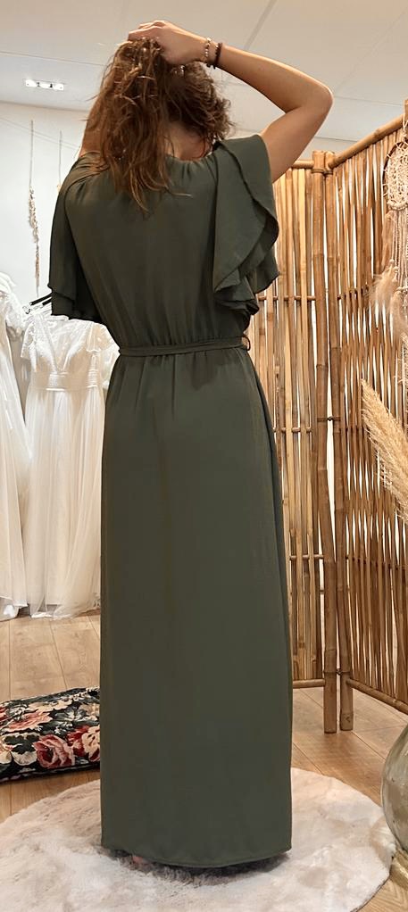 Robe longue kaki mariage hotsell