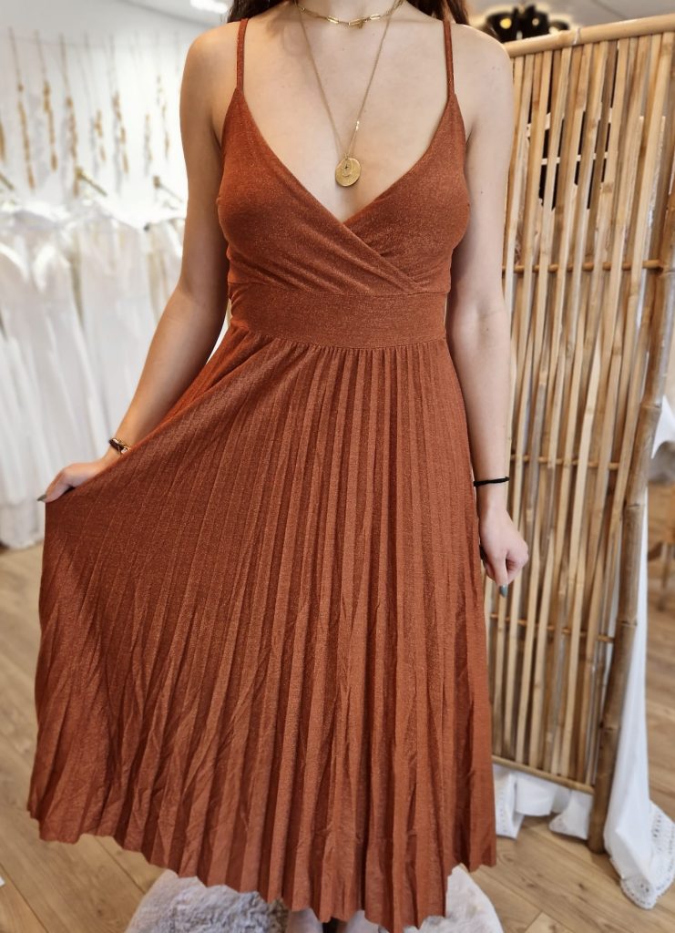 Robe Longue GAIA Terracotta